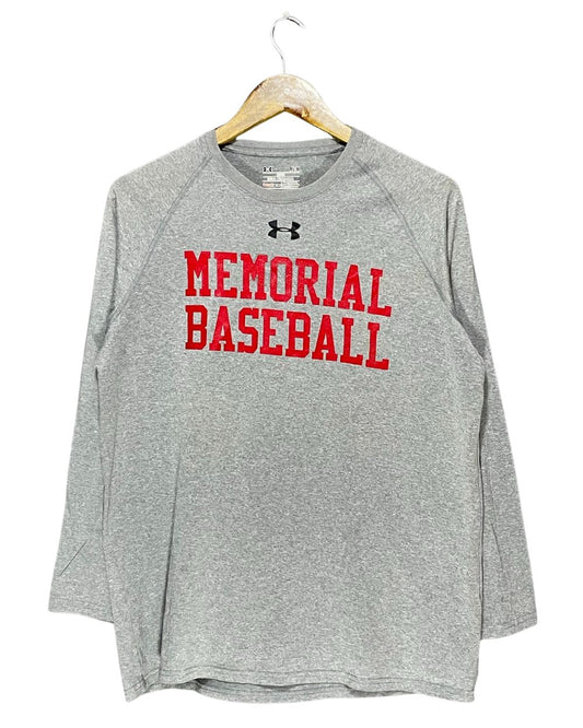 Under Armour Gray Sport T Shirt  For Men Medium