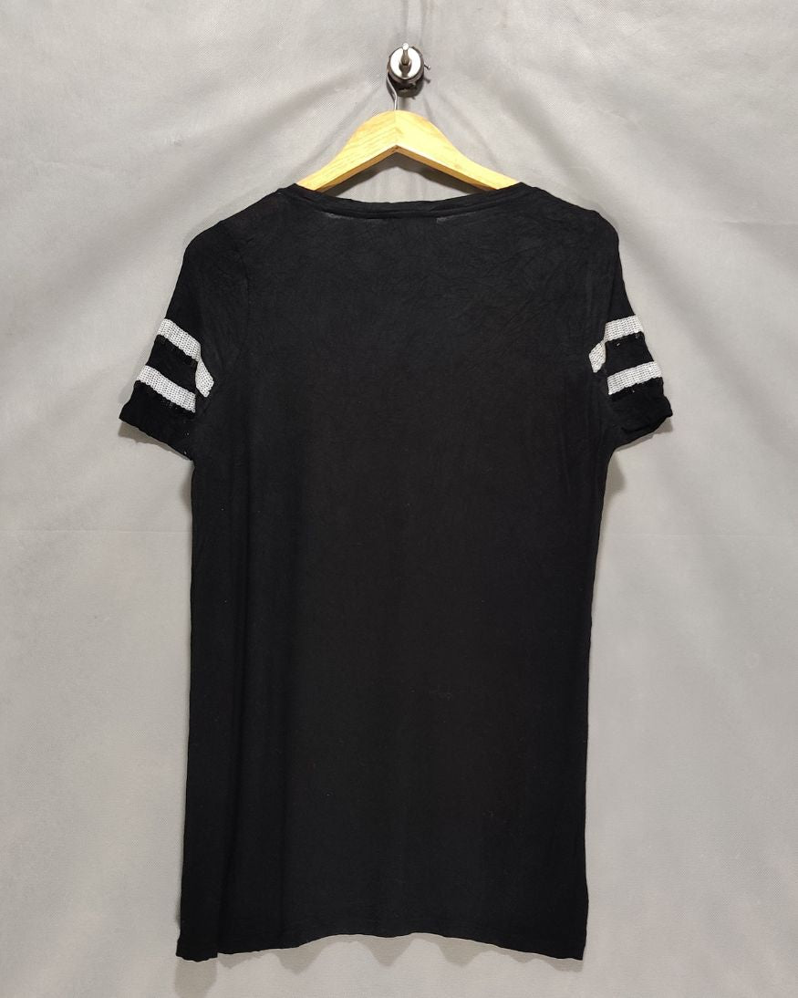 It Girl Black Sport T Shirt For Women M