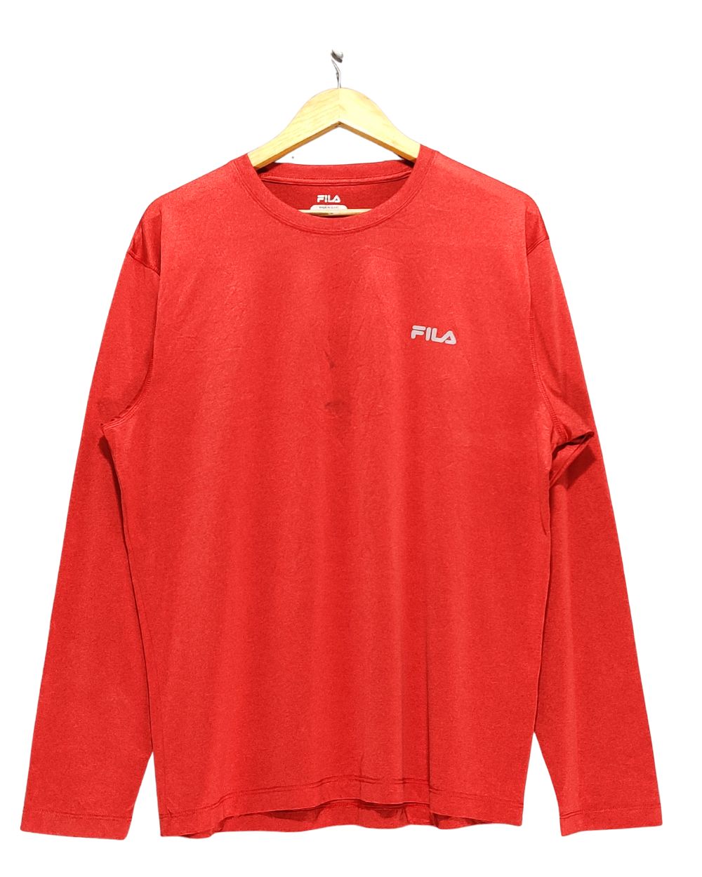Fila Red Sport T Shirt For Men L