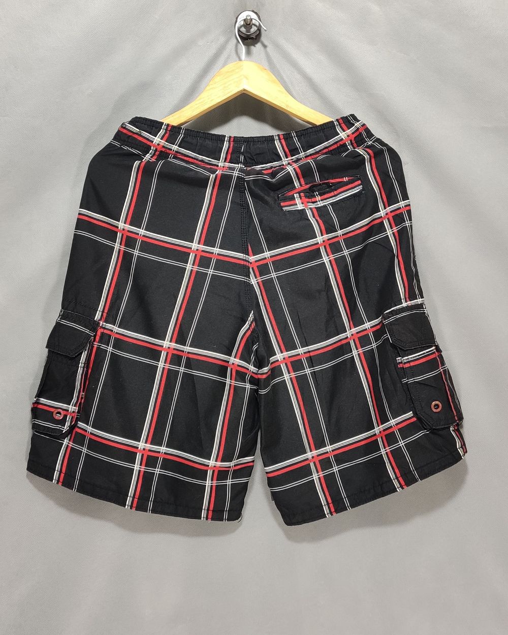 Op Black Parachute Short For Men L