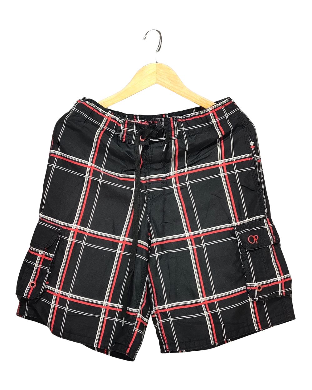 Op Black Parachute Short For Men L