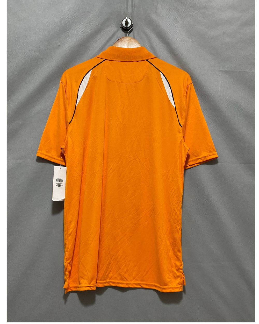 Insanity Orange Sport Polo T Shirt For Men Large