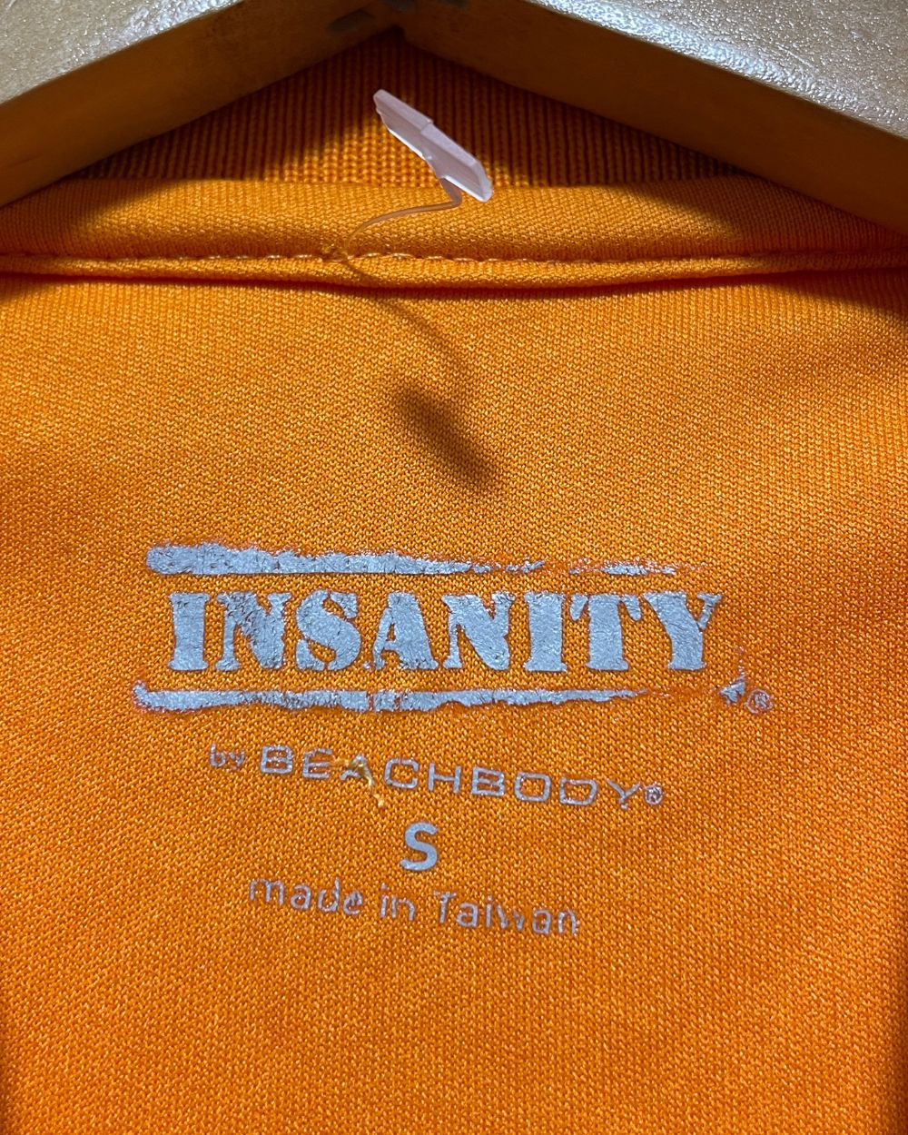 Insanity Orange Sport Polo T Shirt For Men M