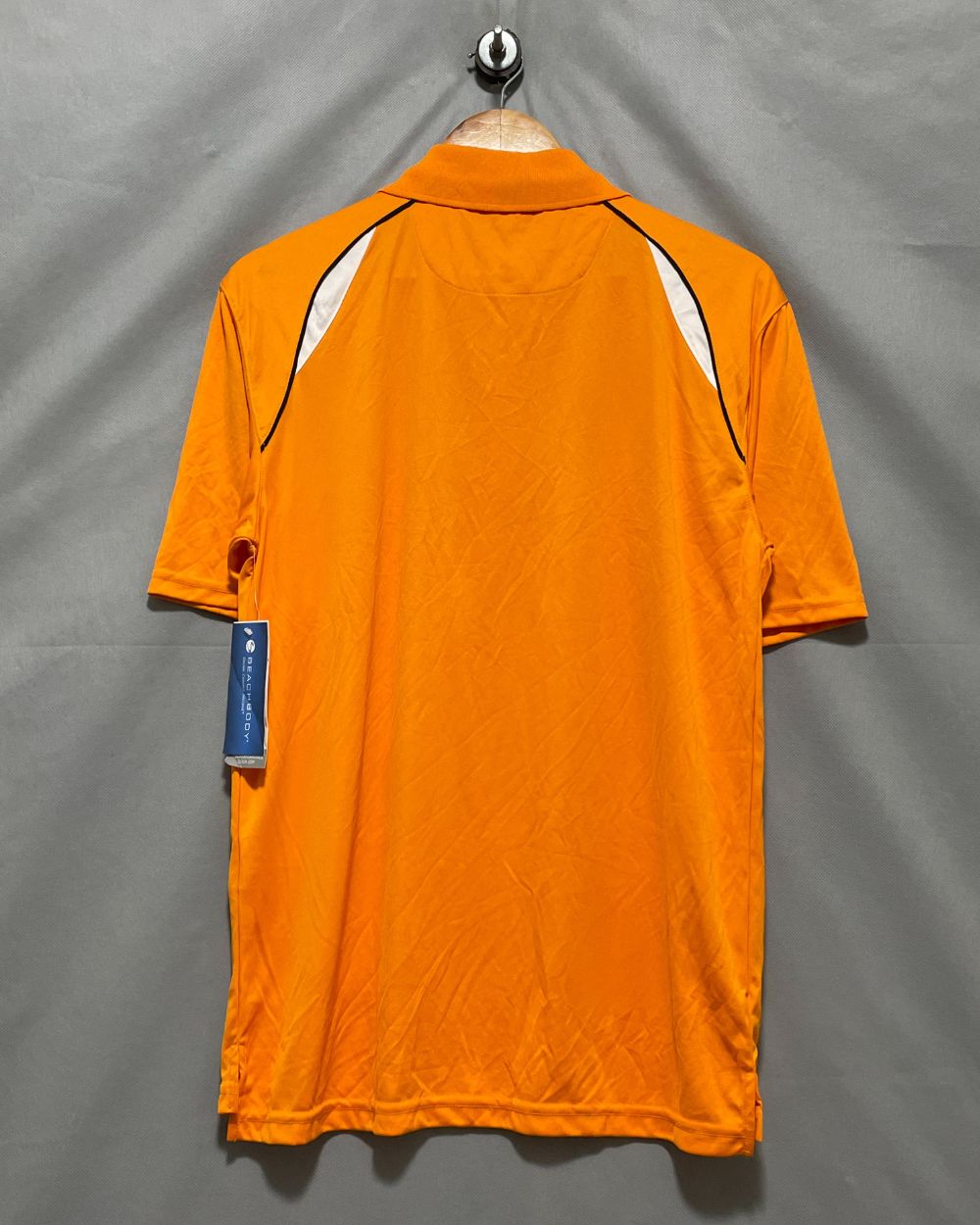 Insanity Orange Sport Polo T Shirt For Men Small