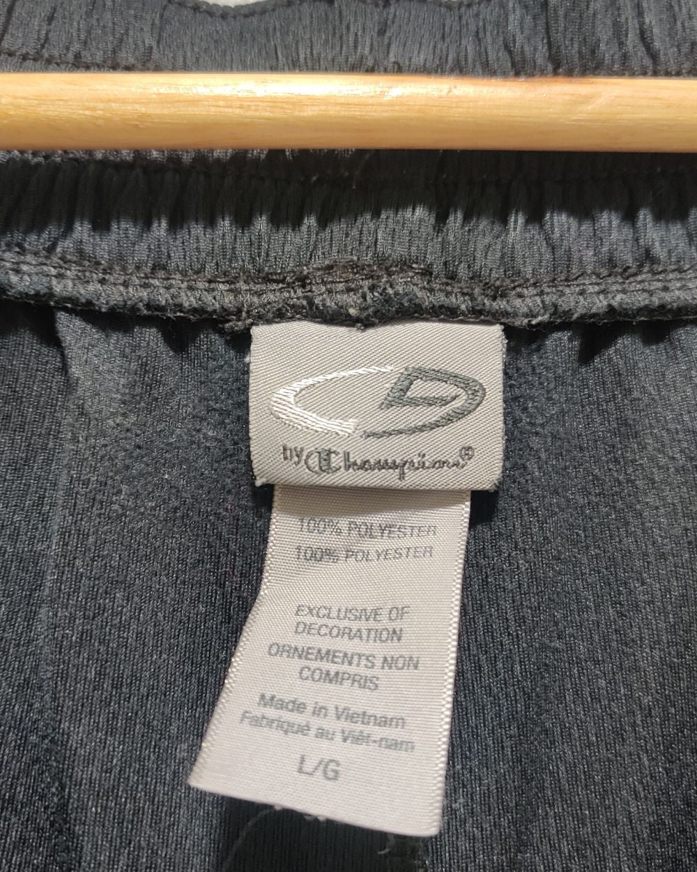 Champion Black Sport Trouser For Women Large