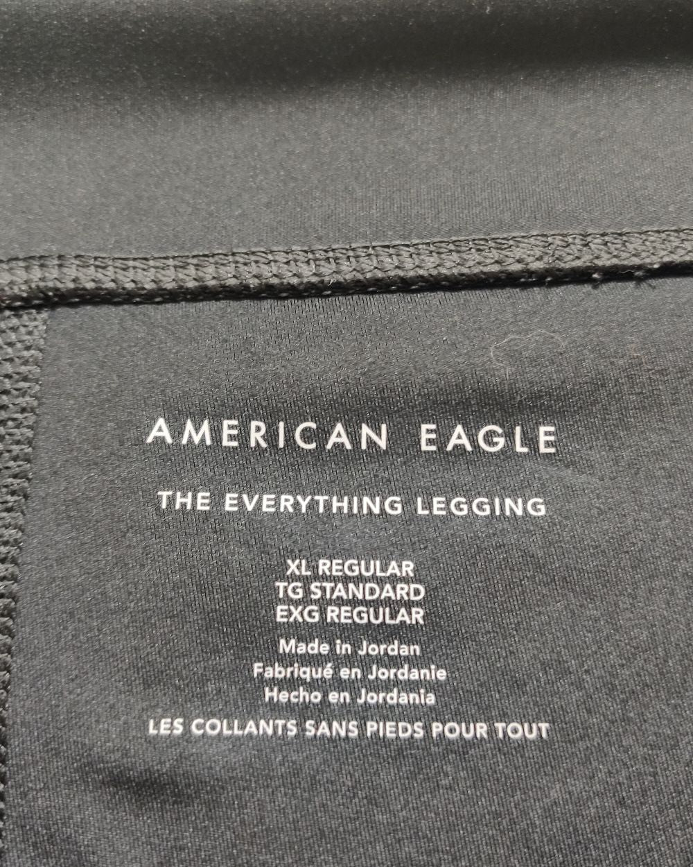 American Eagle Black Sport Gym Tights For Women XL