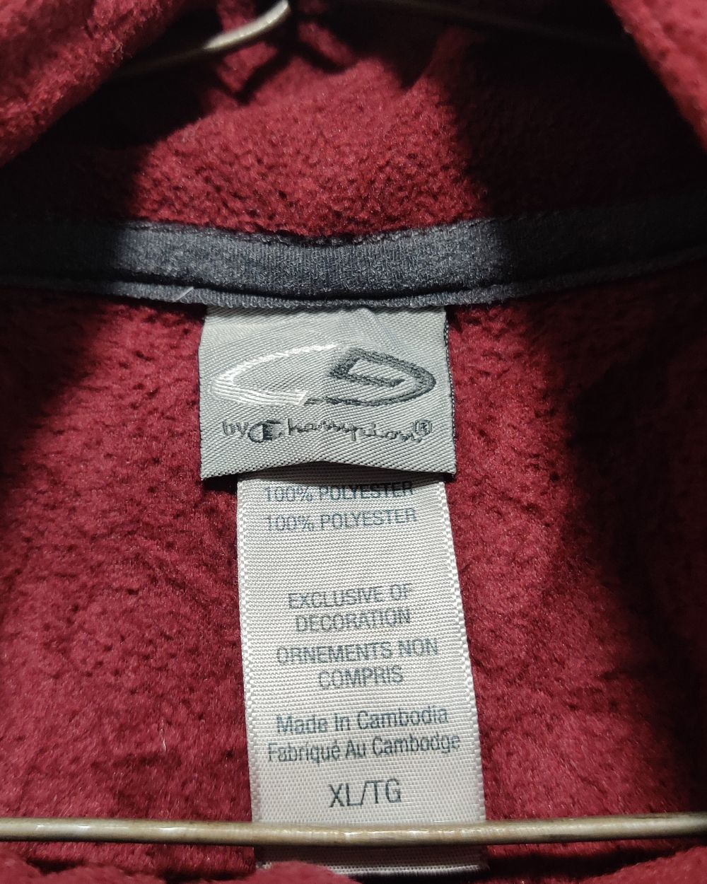 Champion Maroon For Men Sweatshirt X Large