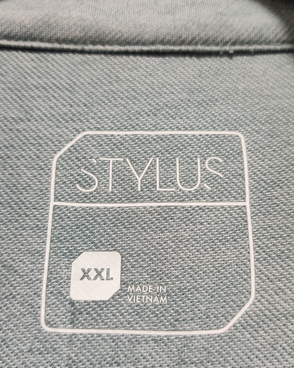 Stylus Gray Sport Polo T Shirt For Men XXL