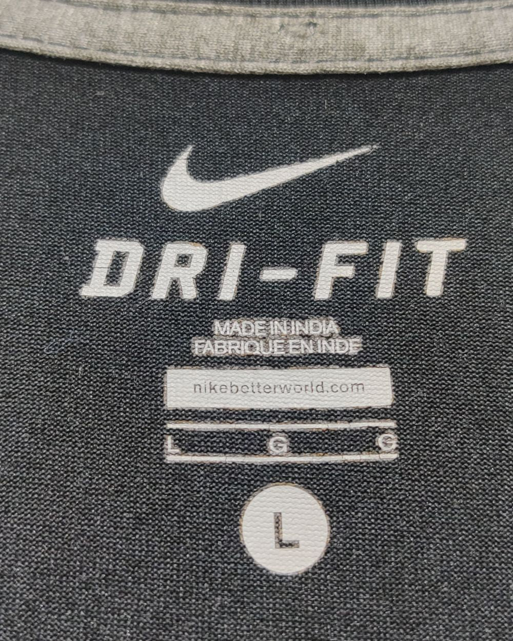 Nike Black Sport T Shirt For Women Large