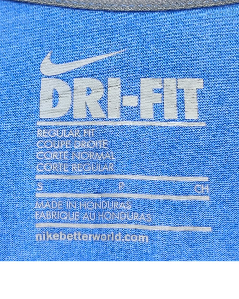 Nike Dri Fit Blue Sport T Shirt For Women Small