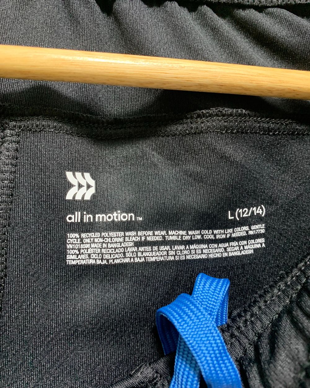 All In Motion Black Sport Winter Trouser For Women Large