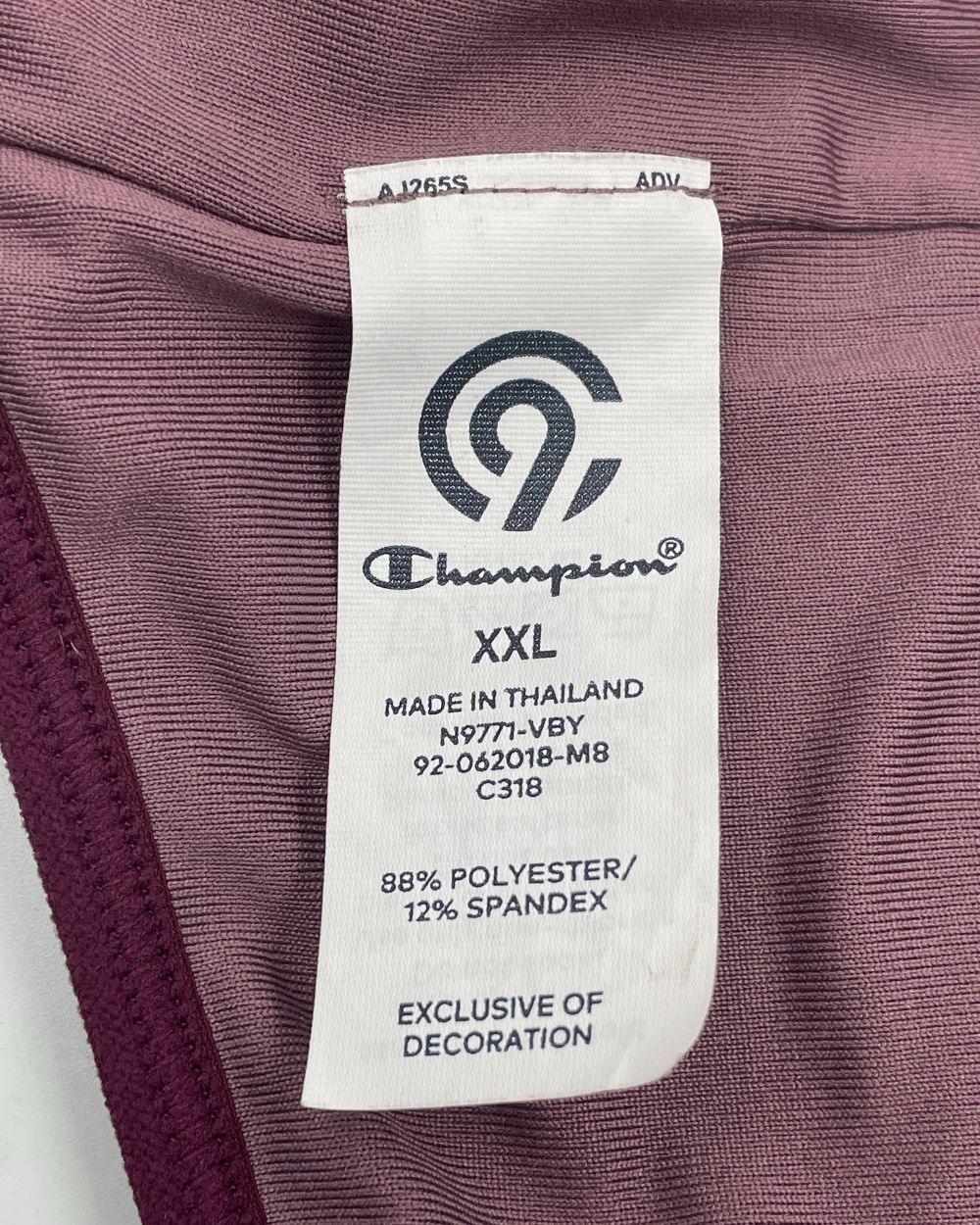 Champion Maroon Sport Bra For Women XXL | ThriftHub.pk