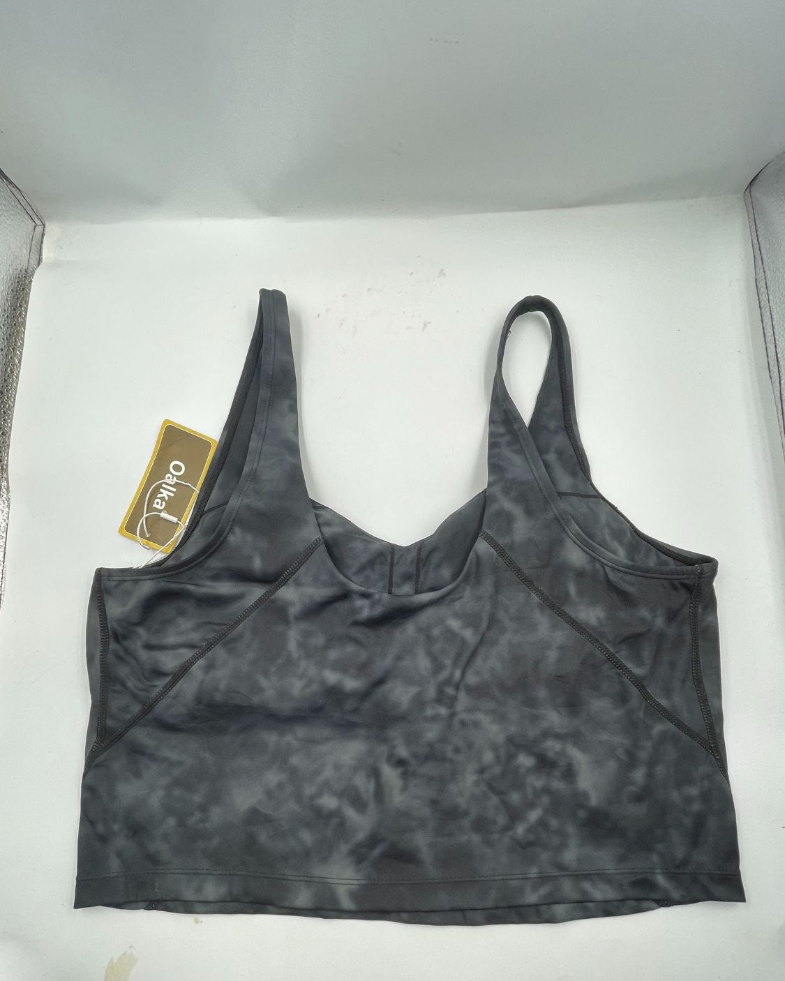 Oalka Gray Sport Bra For Women XXL | ThriftHub.pk