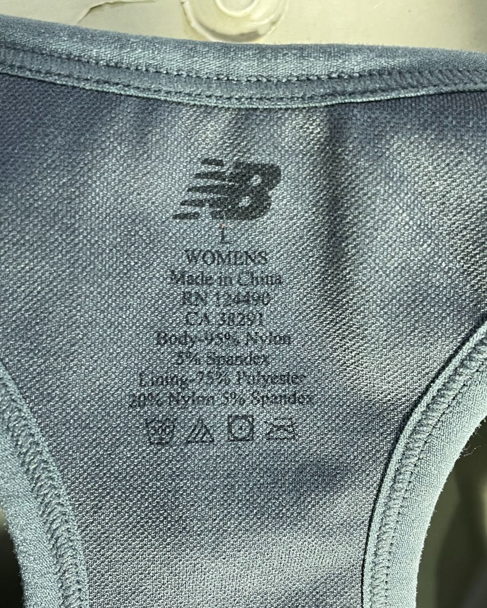 New Balance Blue Cotton Bra For Women L | ThriftHub.pk