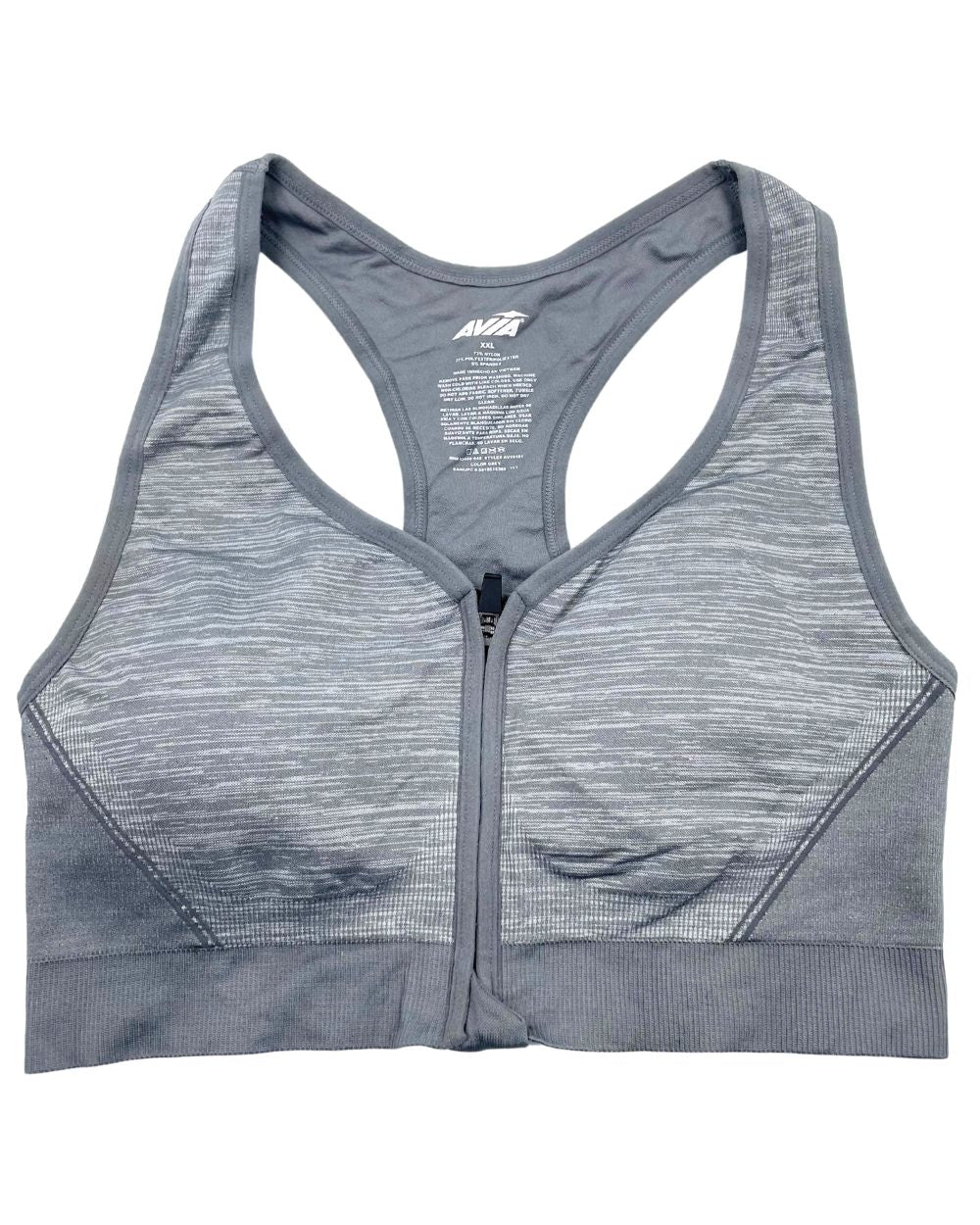 Avia Gray Sport Bra For Women XXL | ThriftHub.pk