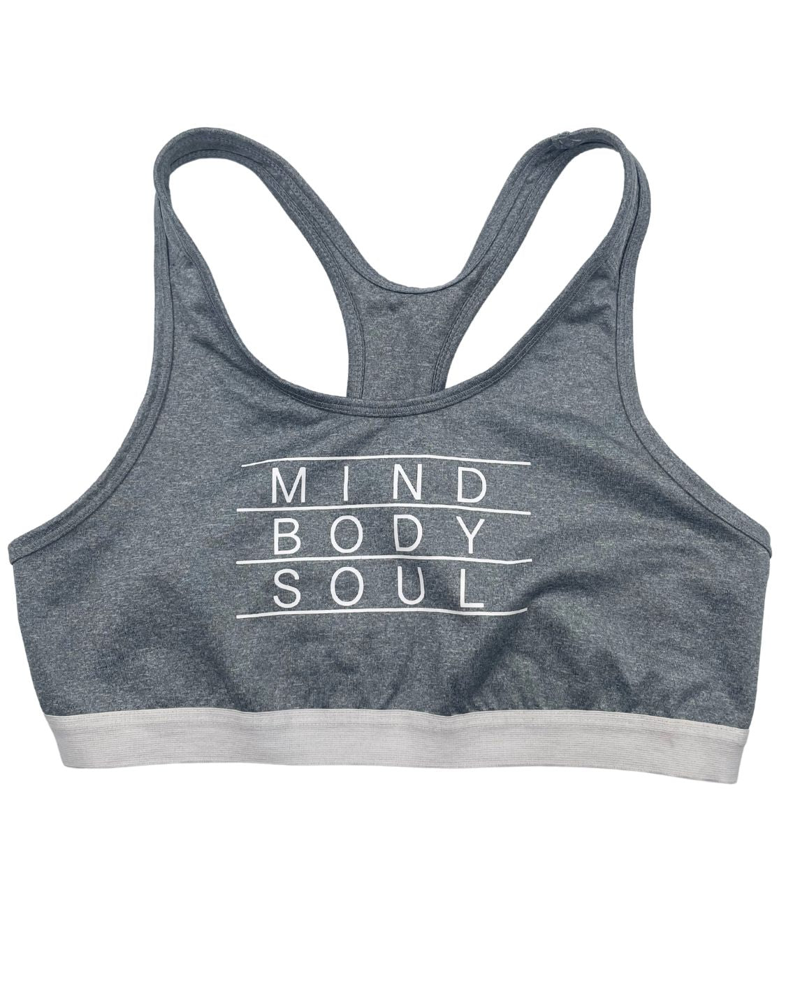 Danskin Gray Sport Bra For Women Medium | ThriftHub.pk