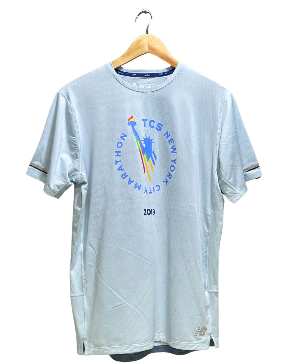 New Balance Blue Sport T shirt For Women M | ThriftHub.pk