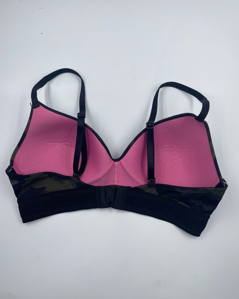 Pink Camouflage Sport Bra For Women S | ThriftHub.pk