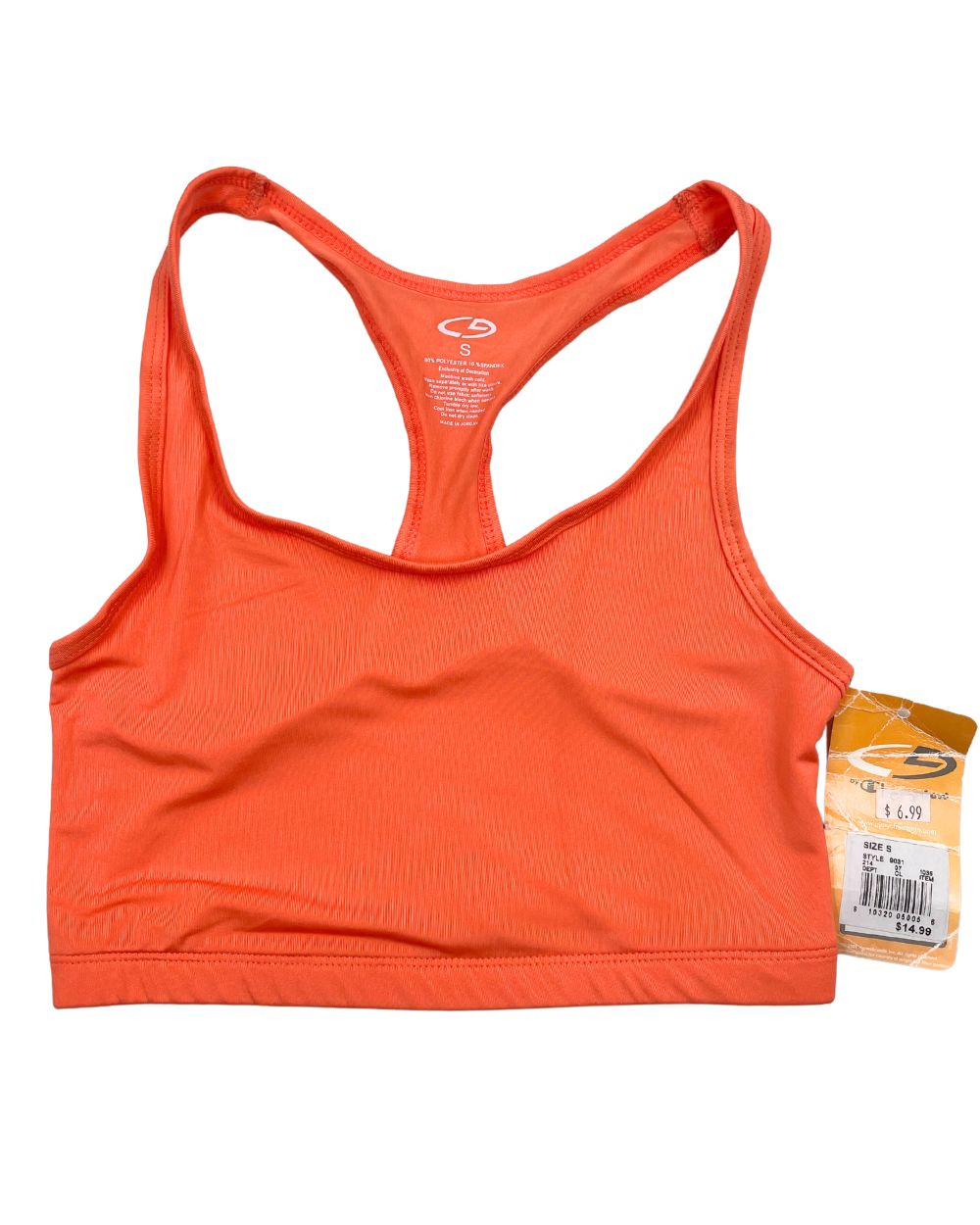 Champion Orange Sport Bra For Women S | ThriftHub.pk