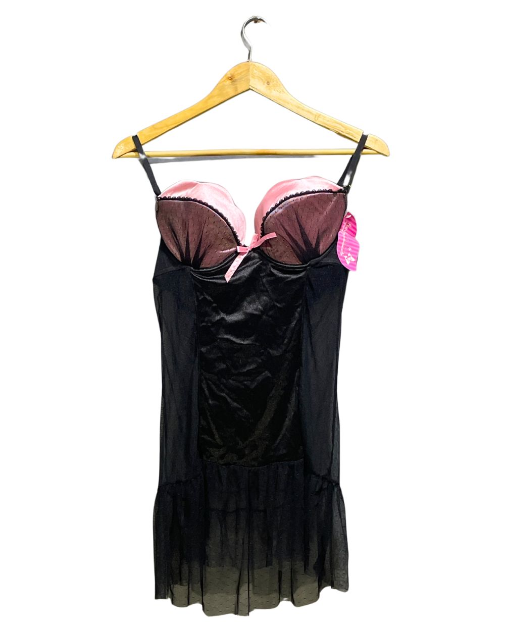 Never Naked Black Sport Bra For Women L | ThriftHub.pk