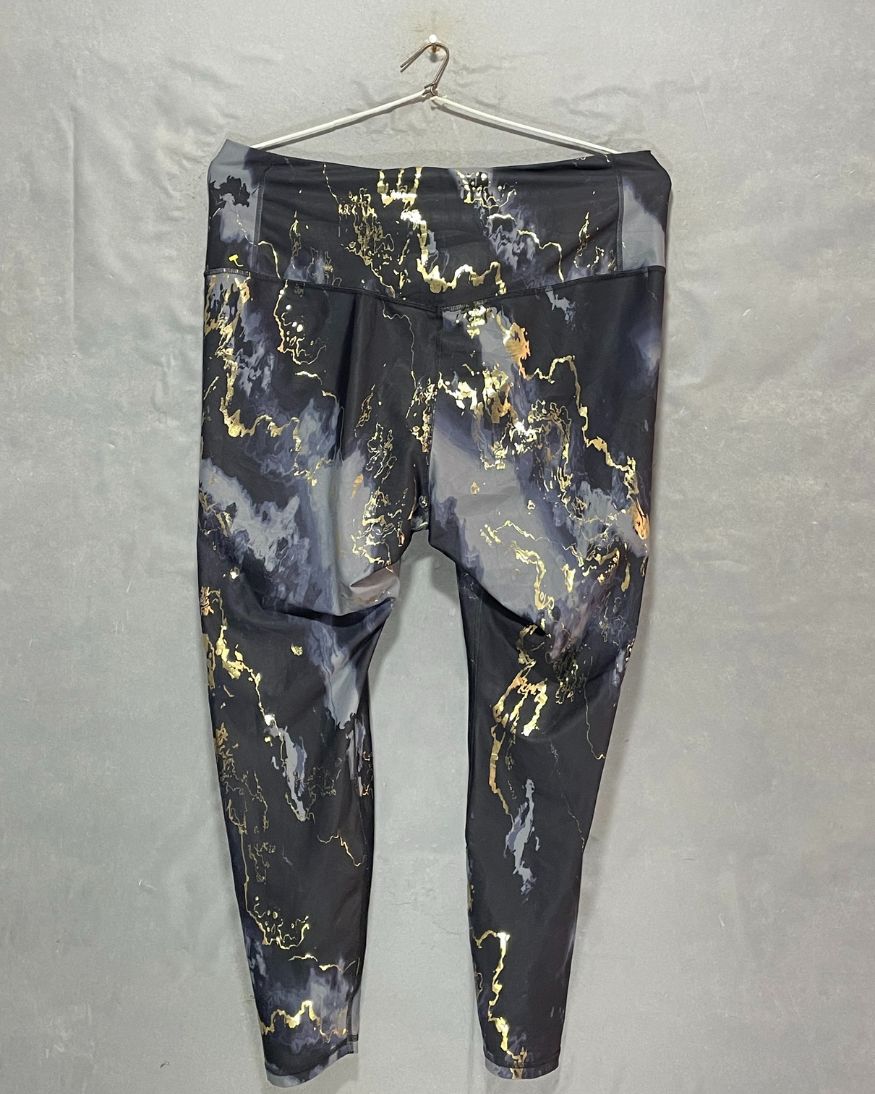 Old Navy Black Sport Gym Tights For Girls 3X Large | ThriftHub.pk