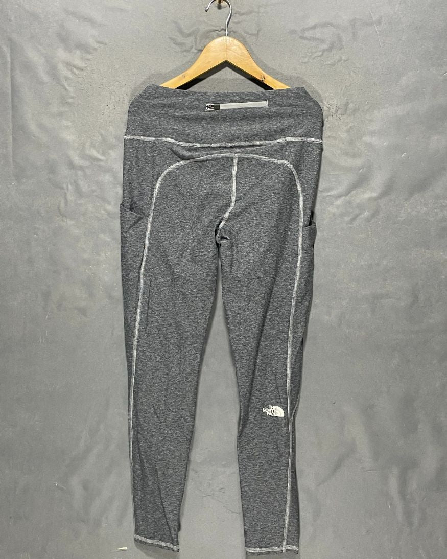 The North Face Gray Sport Gym Tights For Girls L | ThriftHub.pk