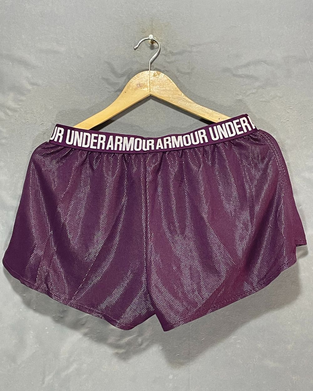Under Armour Purple Sport Short For Women L | ThriftHub.pk