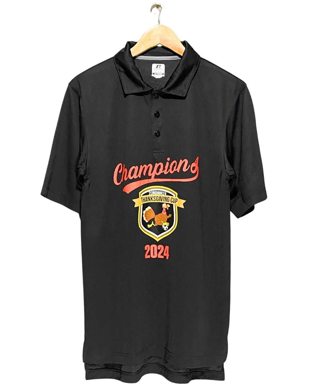 Russell Black Sport Polo T Shirt For Men S | ThriftHub.pk