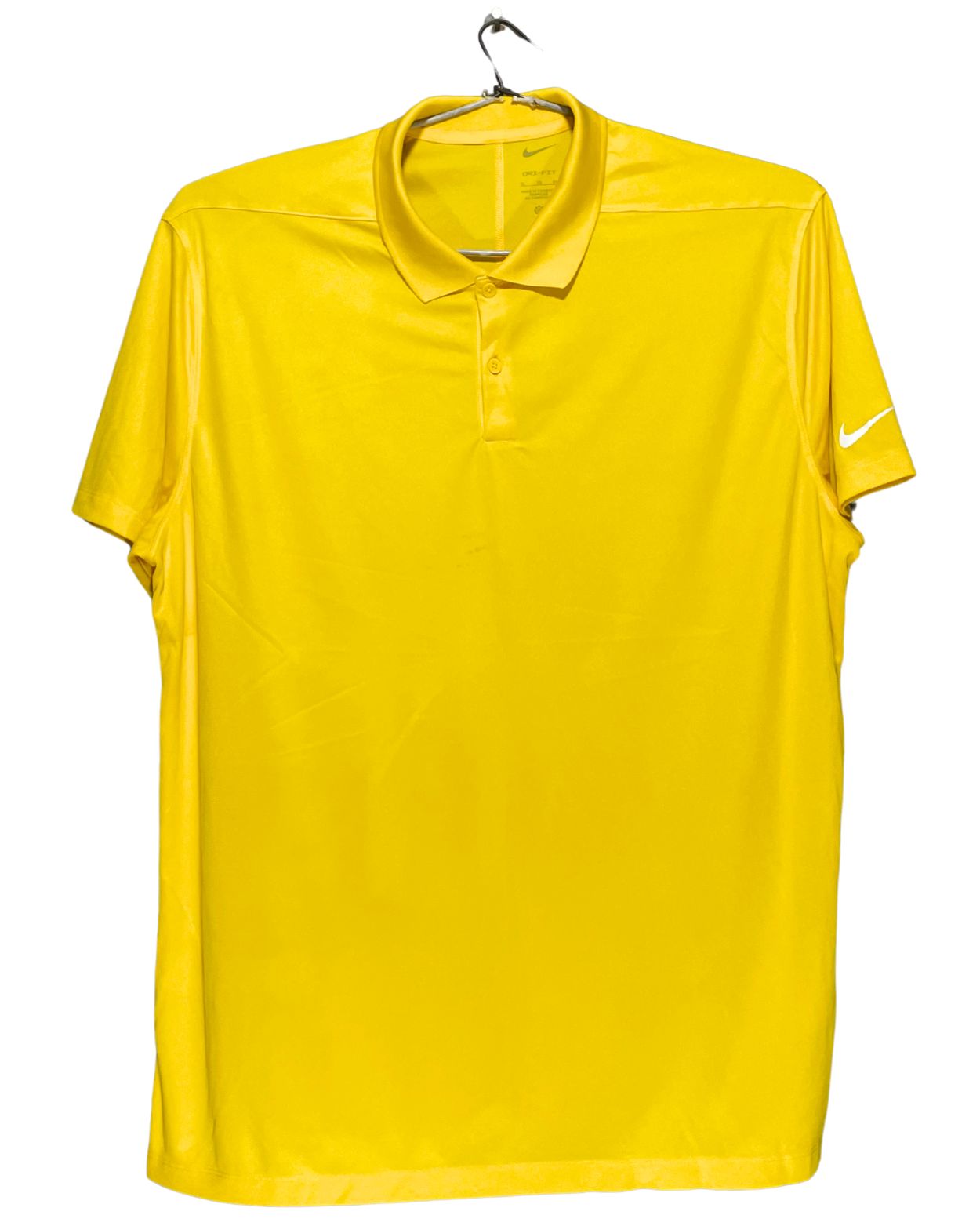 Nike Yellow Sport Polo T Shirt For Men XL | ThriftHub.pk