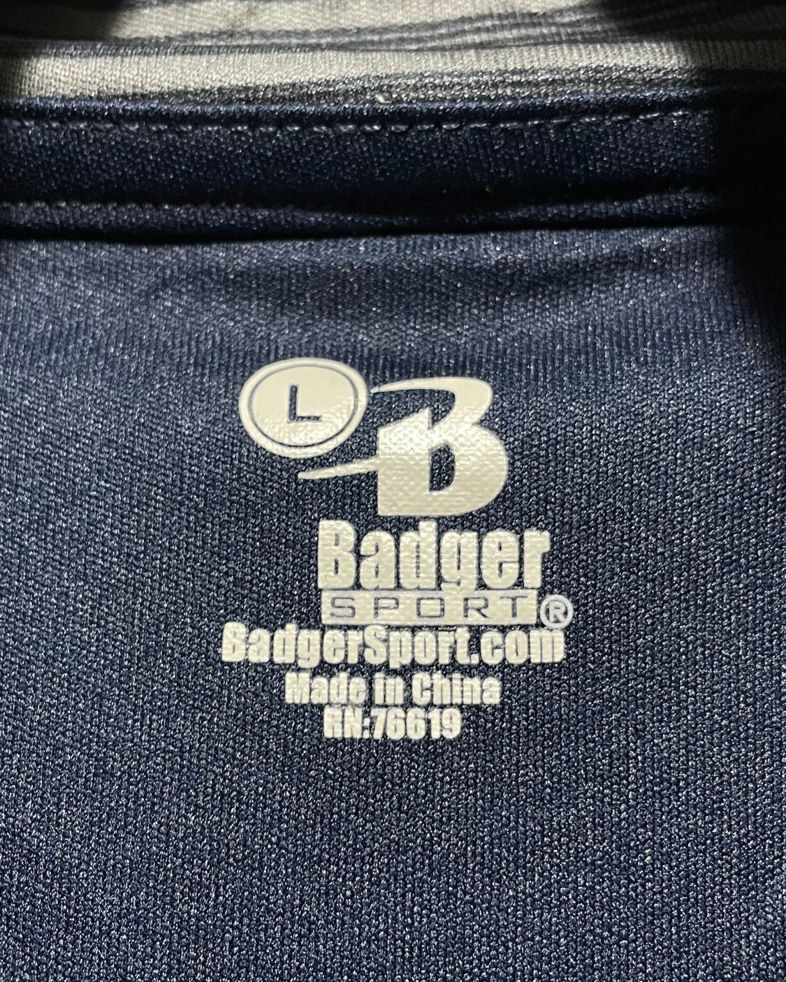 Badger Blue Sport Polo T Shirt For Men L | ThriftHub.pk