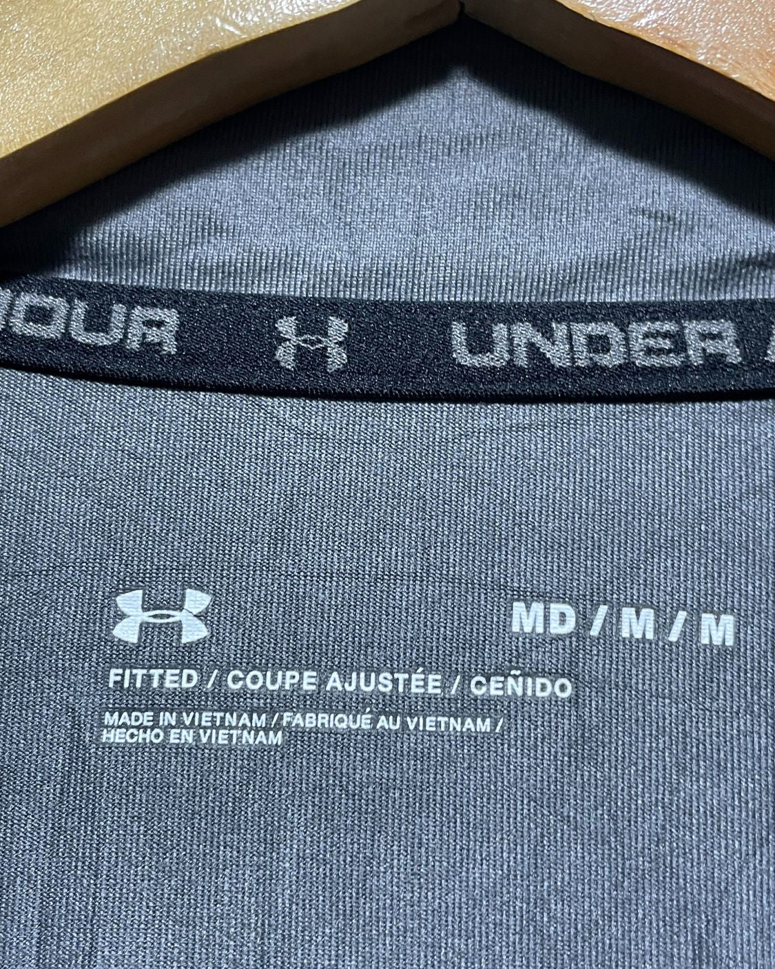Under Armour Gray Sport Polo T Shirt For Men M | ThriftHub.pk