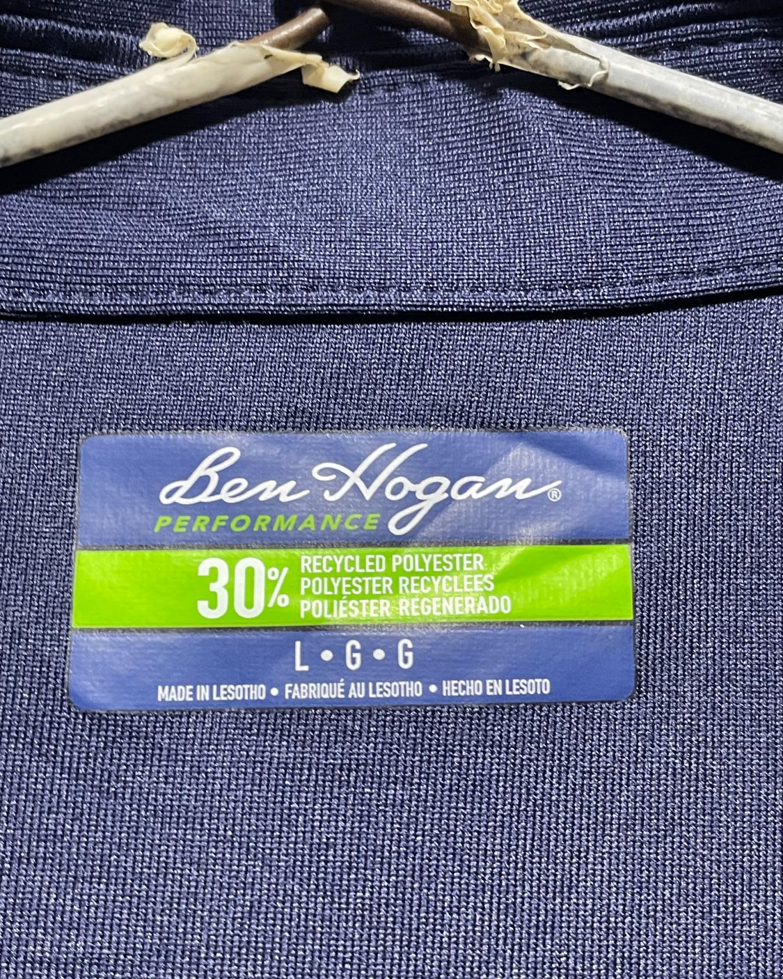 Ben Hogan Blue Sport Polo T Shirt For Men L | ThriftHub.pk