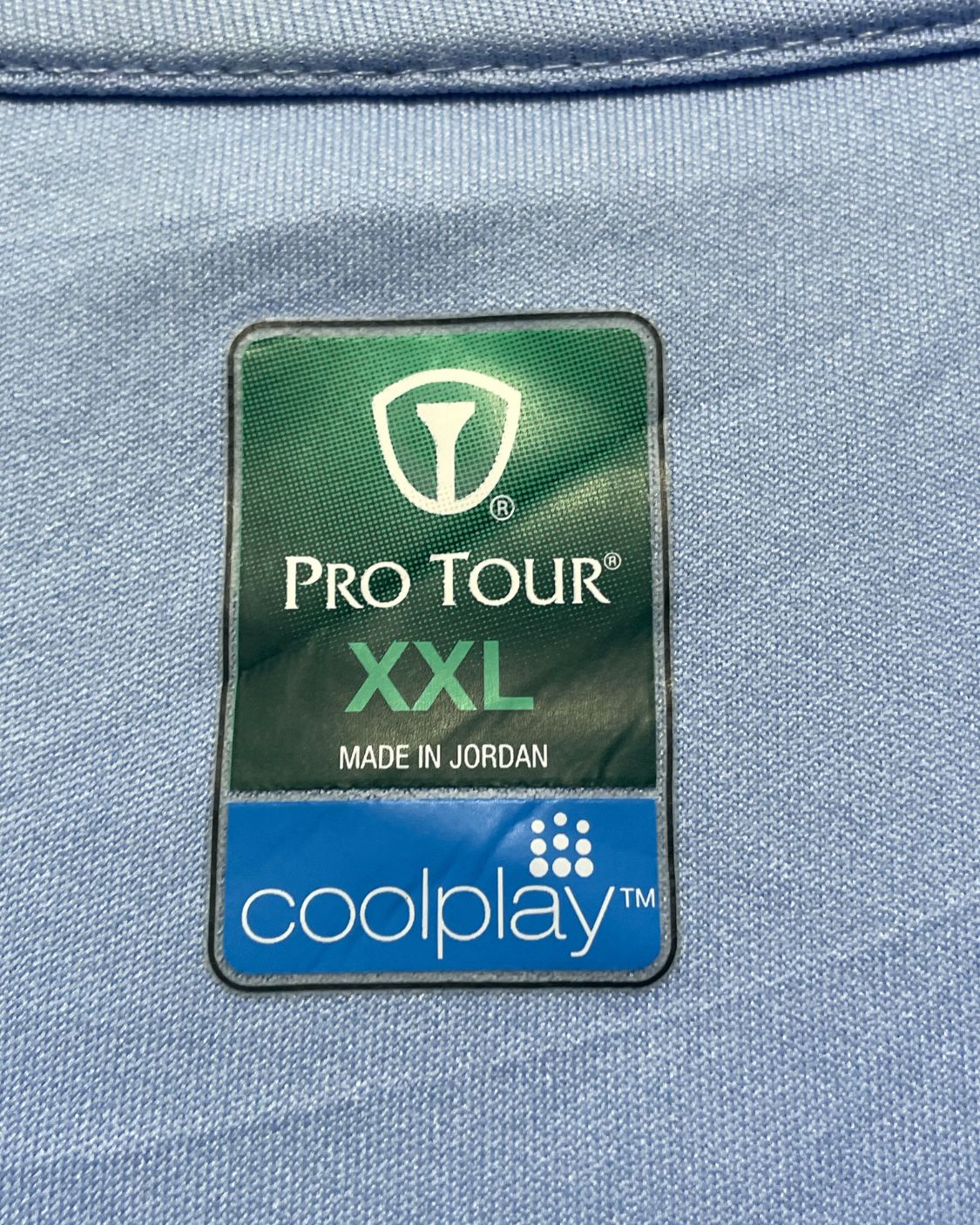 Pro Tour Blue Sport Polo T Shirt For Men XXL | ThriftHub.pk