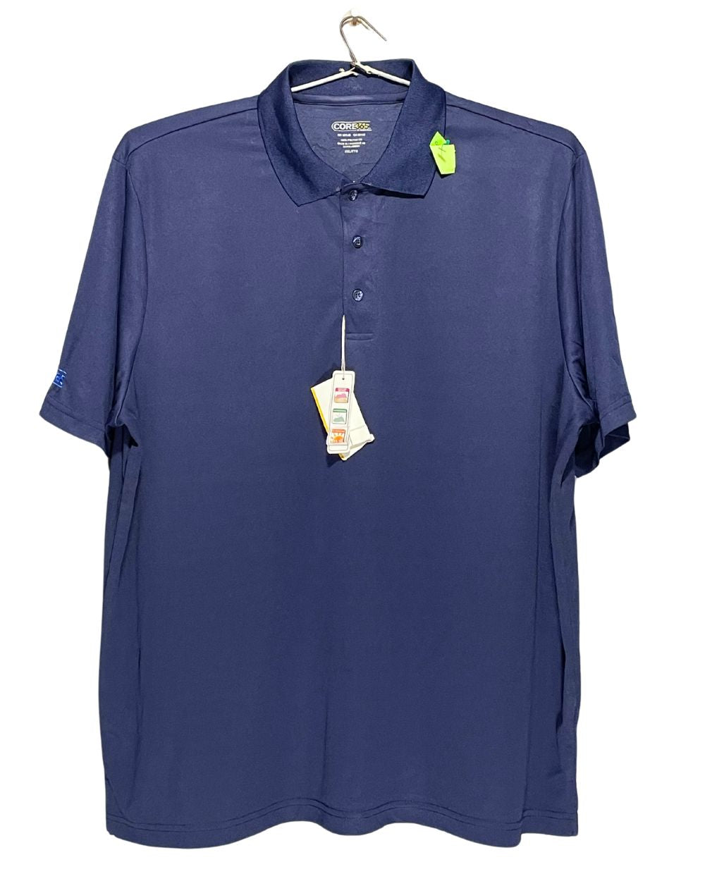 Core 365 Blue Sport Polo T Shirt For Men XXL | ThriftHub.pk