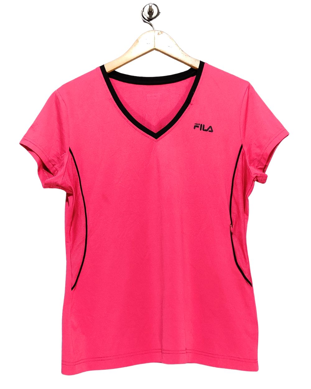 Fila Pink Sport T Shirt For Women Large
