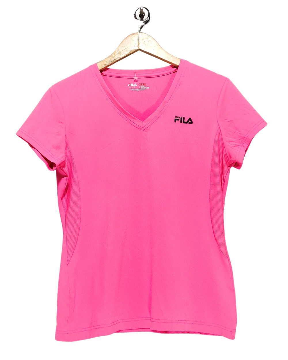 Fila Pink Sport T Shirt For Women Large