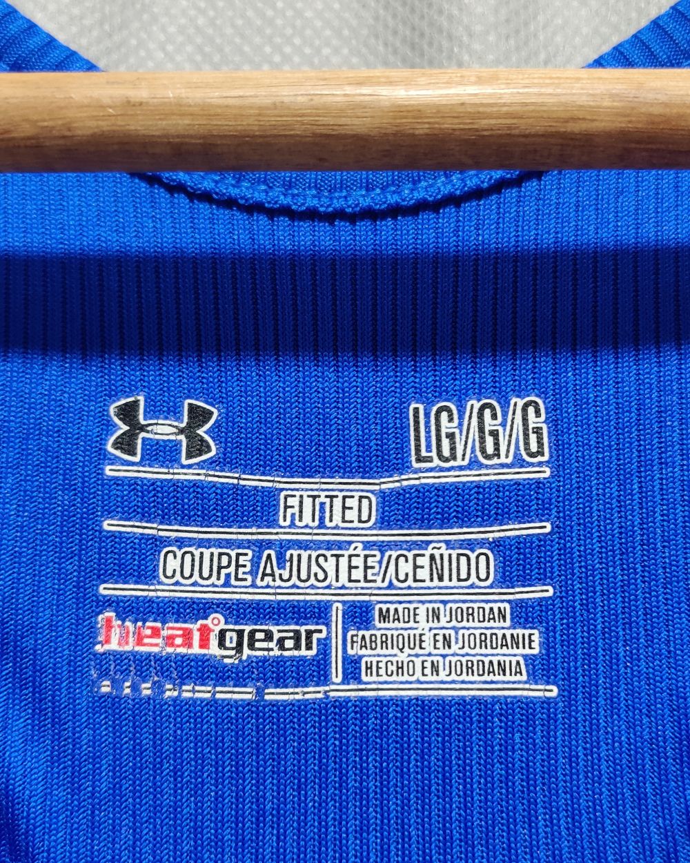 Under Armour Blue Sport Vest T Shirt For Women Large