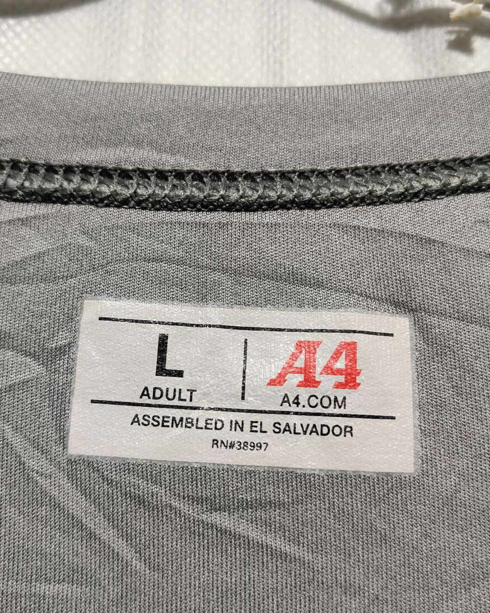 A4.Com Gray Sport T Shirt  For Men L