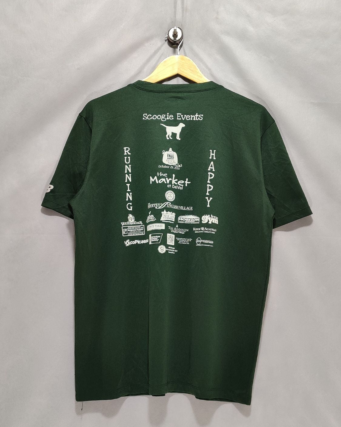 New Balance Green Sport T Shirt For Men L