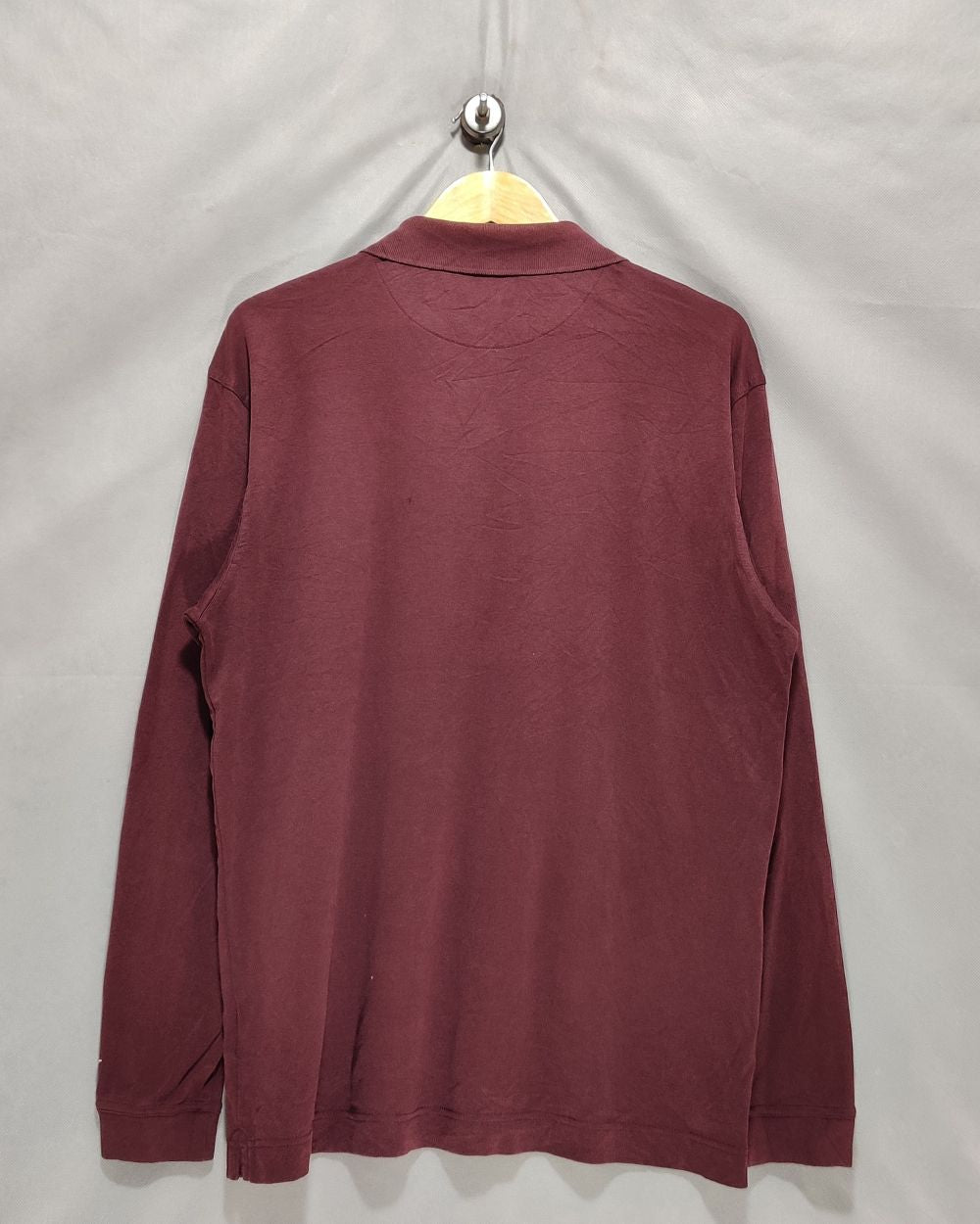 Nike Maroon Sport Polo T Shirt For Men M