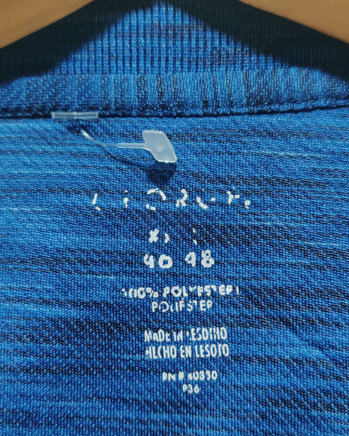 Thrift Hub Blue Sport Polo T Shirt For Men XL