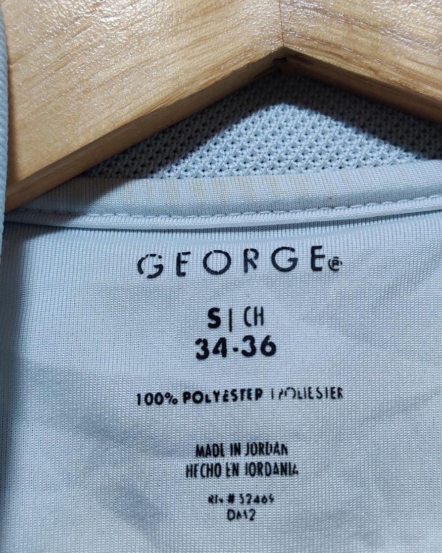 George White Sport Polo T Shirt For Men S