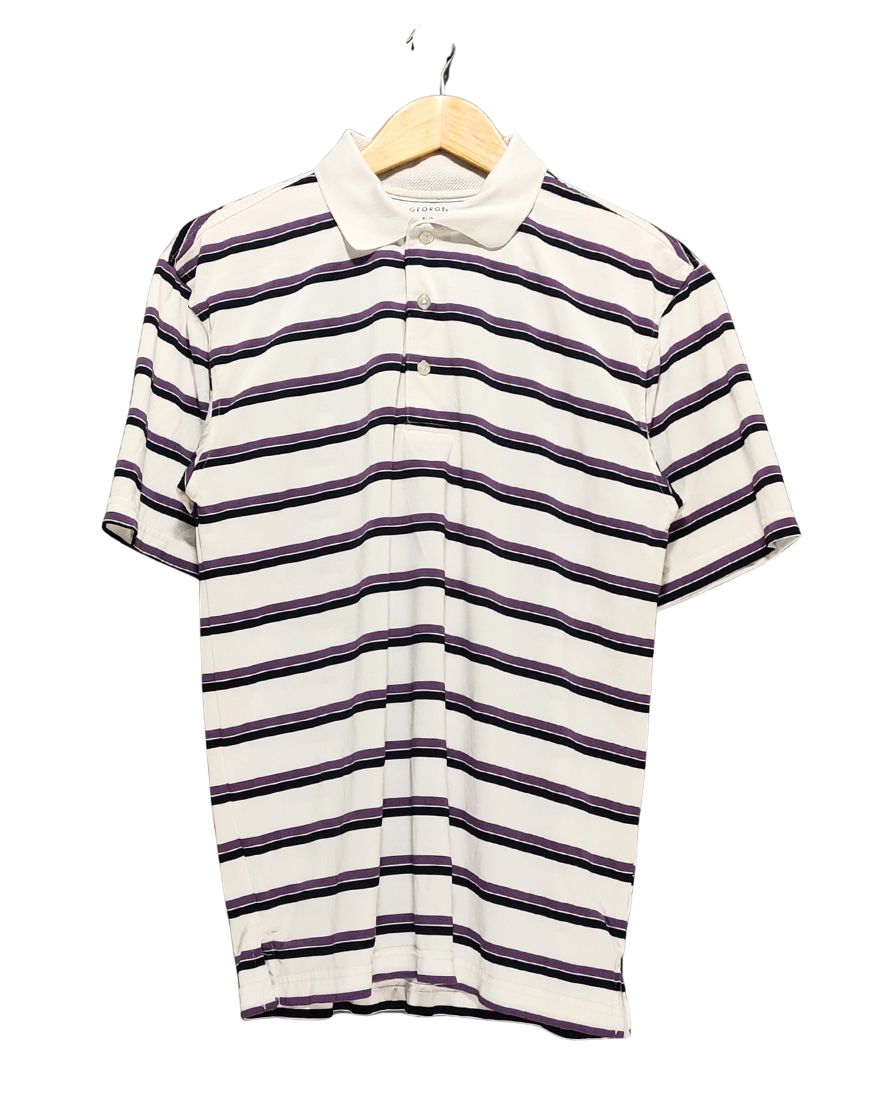 George White Sport Polo T Shirt For Men S