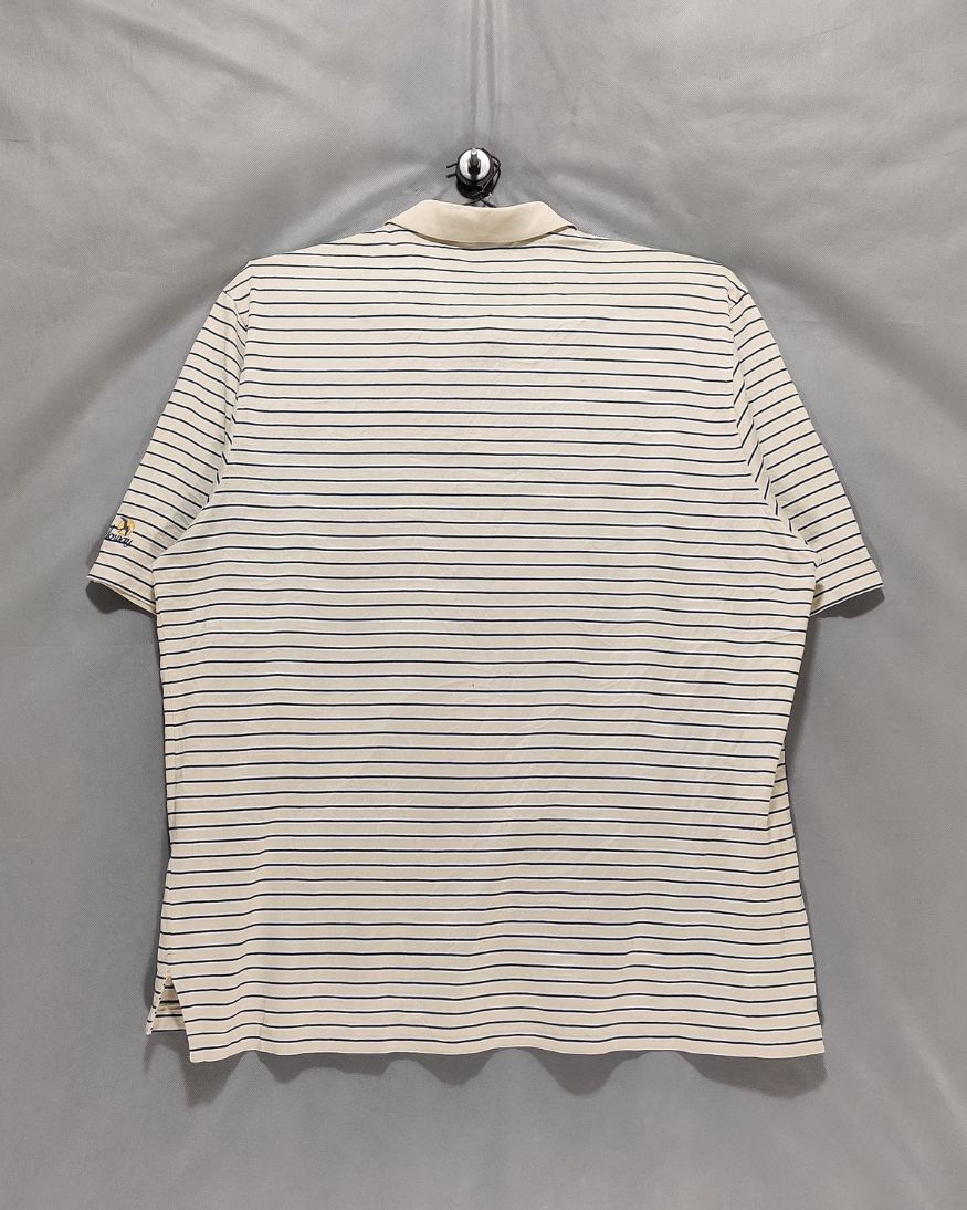 Fairway & Greene Cream Sport Polo T Shirt For Men XL