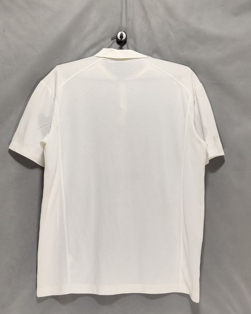 Nike White Sport Polo T Shirt For Men XXL
