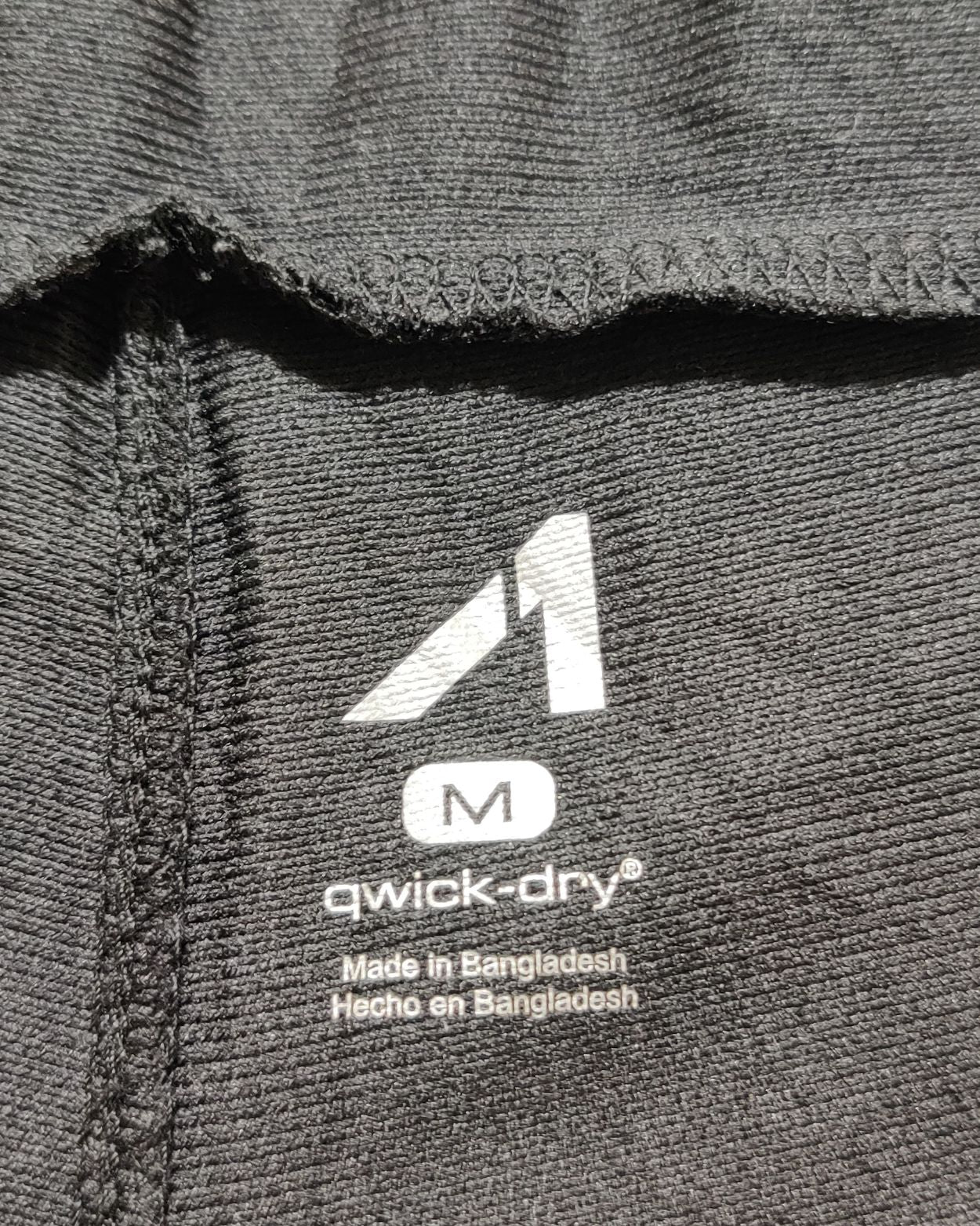 Qwick Dry Black Sport Short For Men Medium