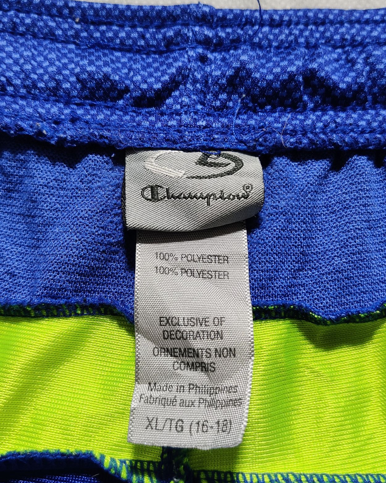 Champion Blue Sport Short For Men Medium