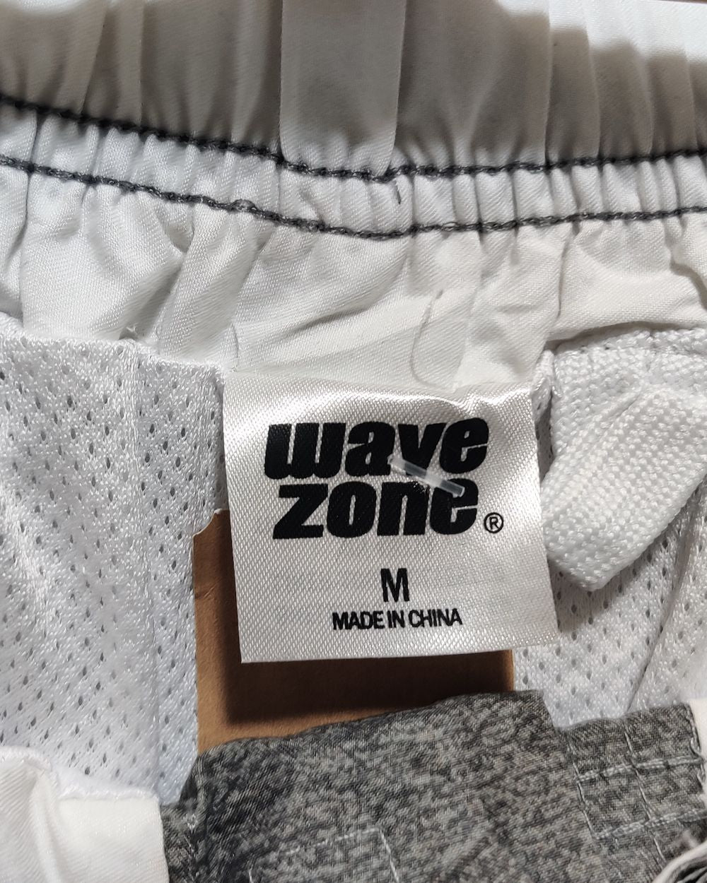 Wave Zone Gray Parachute Short For Men L