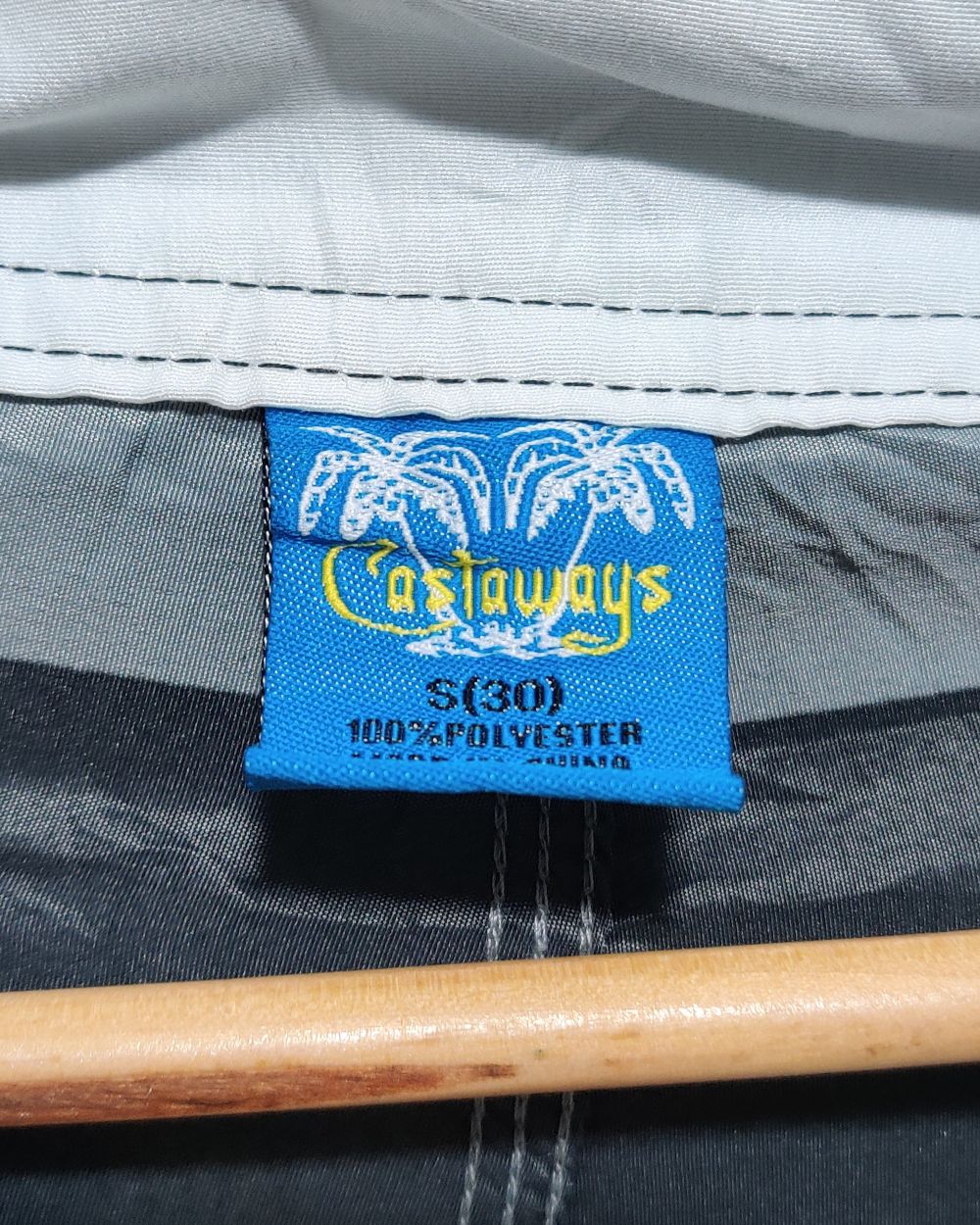 Castaways Gray Parachute Short For Men S