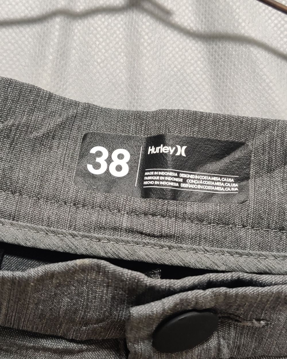 Hurley Gray Golf Short For Men XL